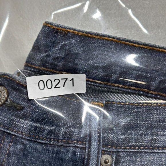 Levi's 569 Baggy Jeans Mens 36x30 Blue Pants Dark Loose Faded Relaxed Fit - Picture 9 of 9